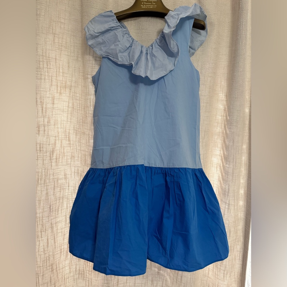 English Factory Light Blue Ruffle Mini Dress - Picture 2 of 4